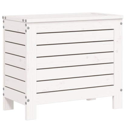 7-delige Loungeset massief grenenhout wit