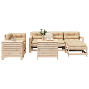 7-piece Solid Pine Lounge Set