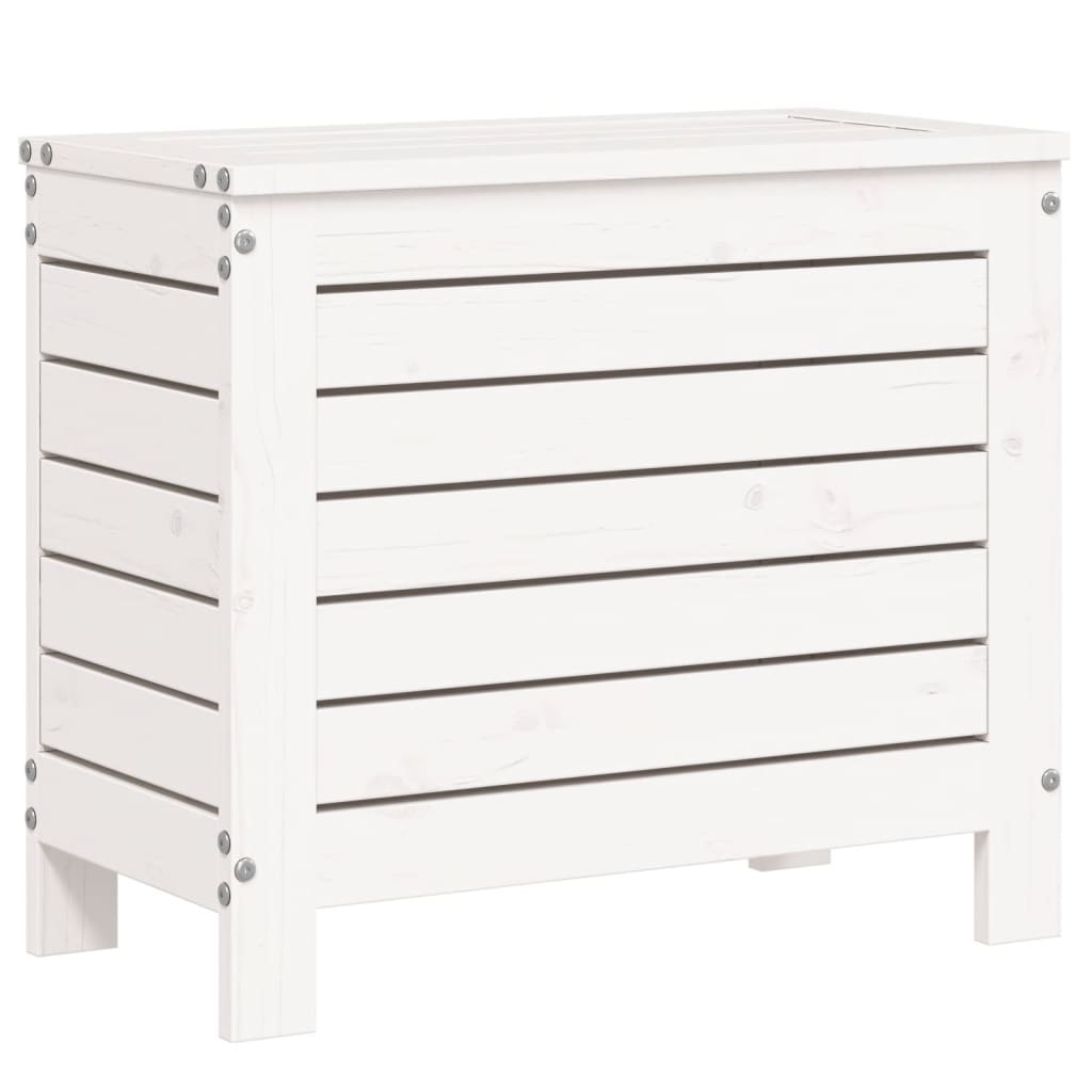 7-delige Loungeset massief grenenhout wit