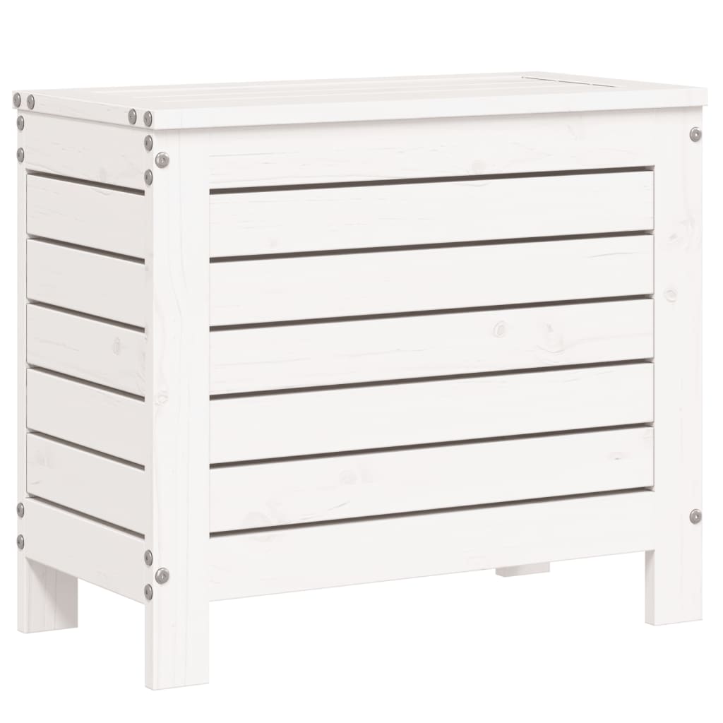 7-delige Loungeset massief grenenhout wit