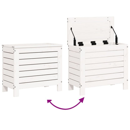 7-delige Loungeset massief grenenhout wit