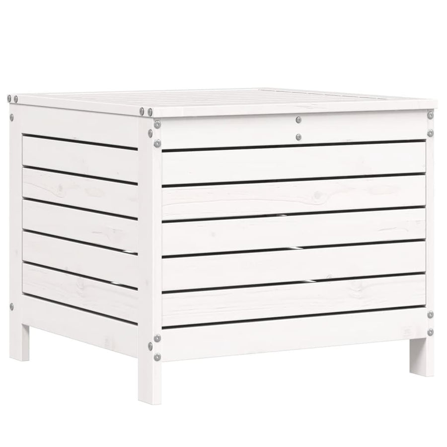 7-delige Loungeset massief grenenhout wit