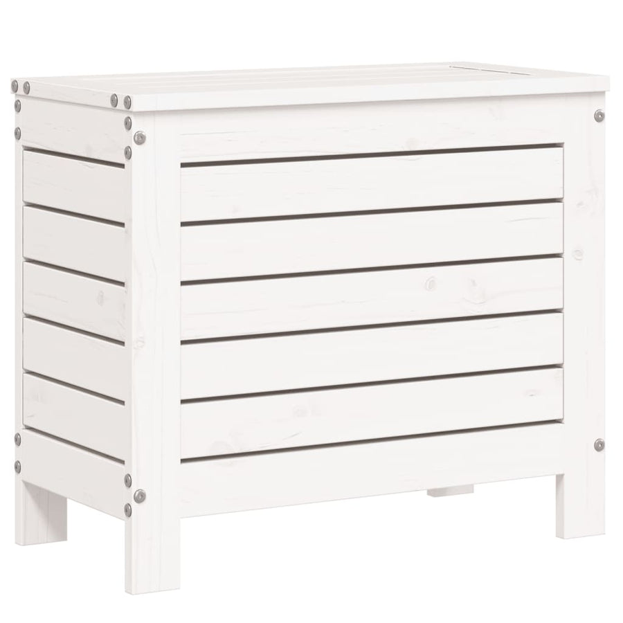 7-delige Loungeset massief grenenhout wit