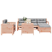 Loungeset 7-delig massief douglas hout