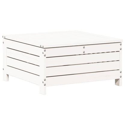 7-delige Loungeset massief grenenhout wit