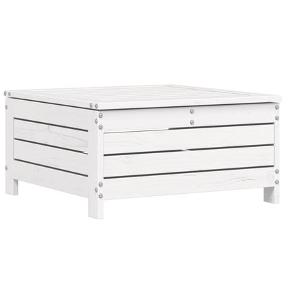 8-delige Loungeset massief grenenhout wit