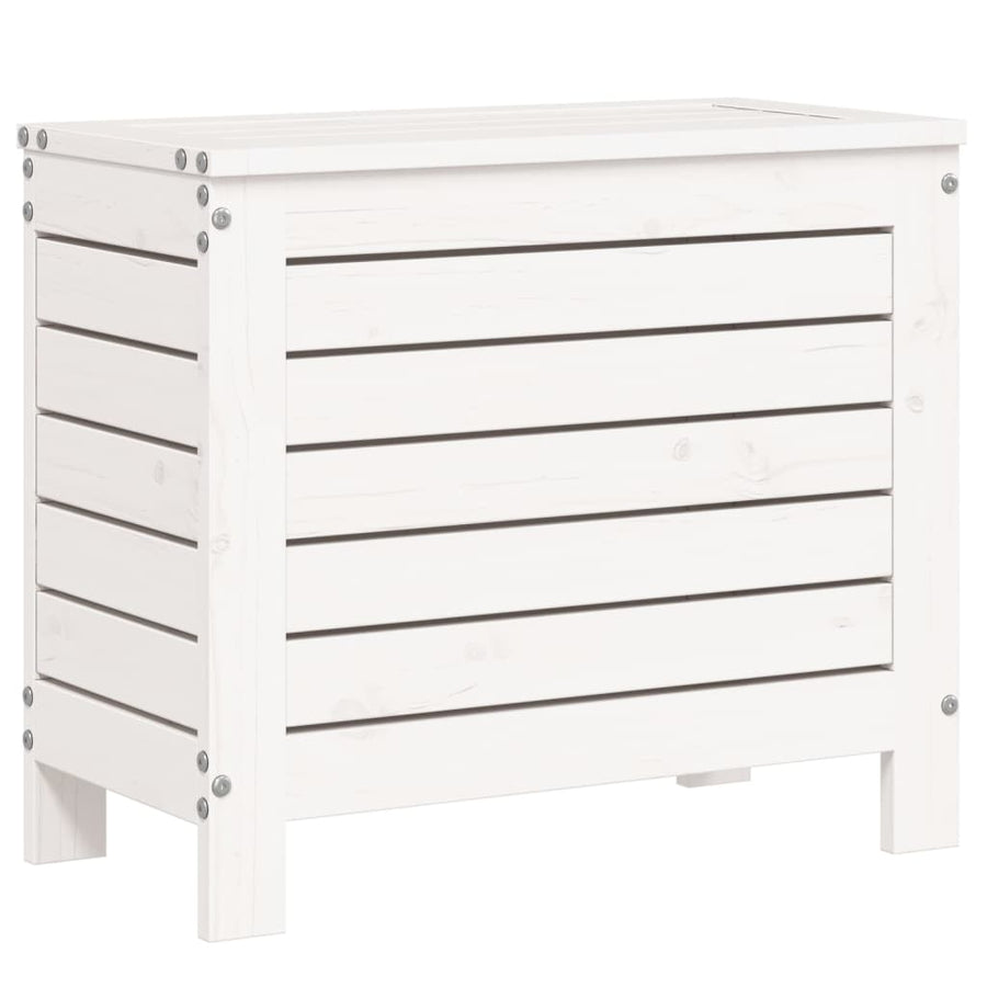 10-delige Loungeset massief grenenhout wit