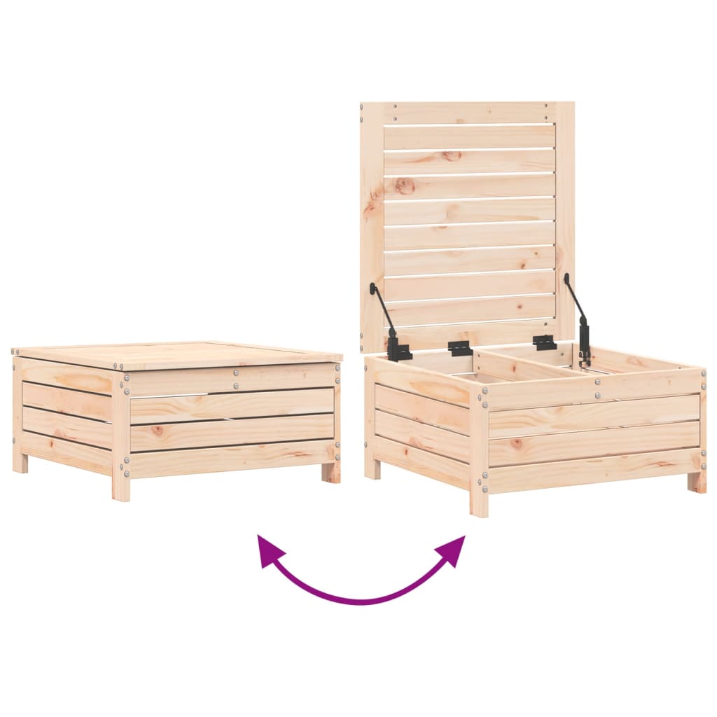 6-delige Loungeset massief grenenhout