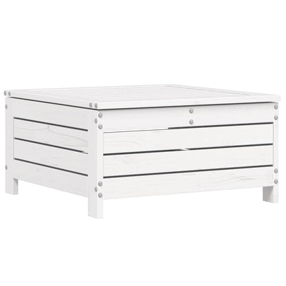 6-delige Loungeset massief grenenhout wit