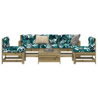 6-piece Lounge Set Impregnated Pine Wood