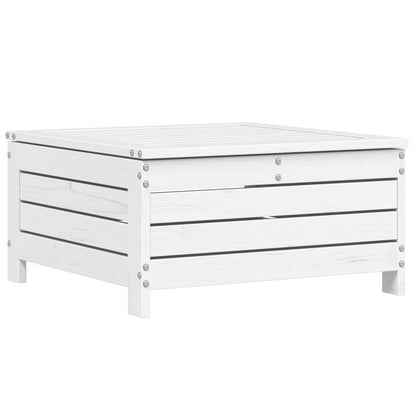 3-delige Loungeset massief grenenhout wit