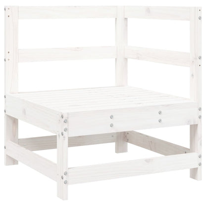 3-delige Loungeset massief grenenhout wit
