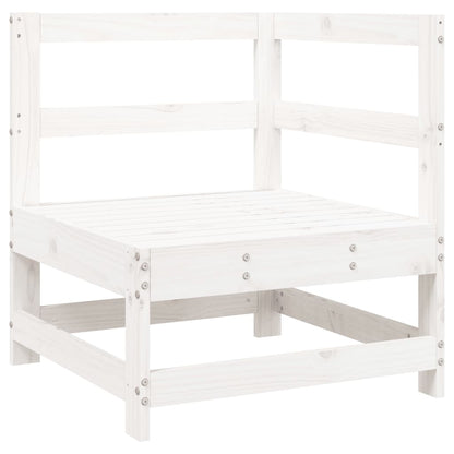 5-delige Loungeset massief grenenhout wit