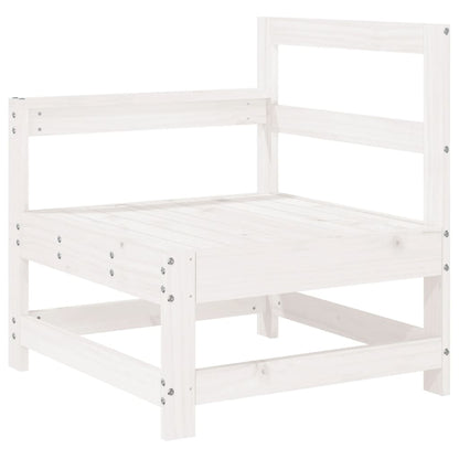 6-delige Loungeset massief grenenhout wit