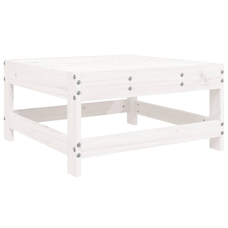 6-delige Loungeset massief grenenhout wit