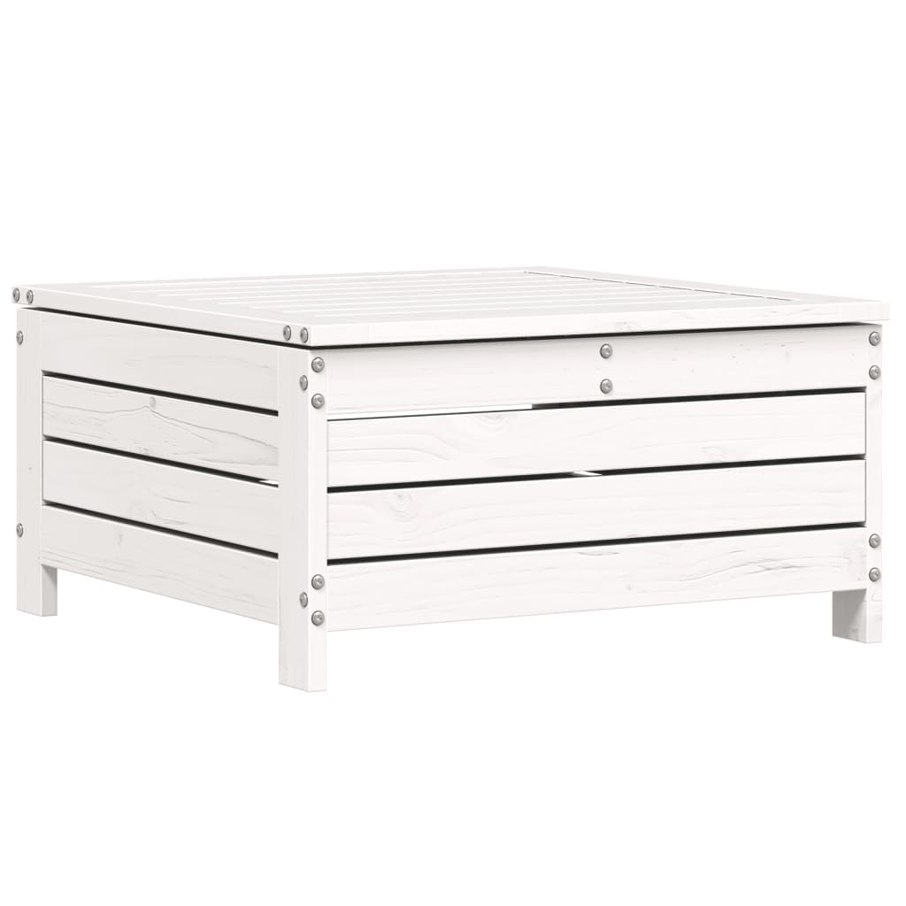 6-delige Loungeset massief grenenhout wit
