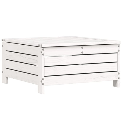 6-delige Loungeset massief grenenhout wit