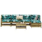 6-piece Lounge Set Impregnated Pine Wood