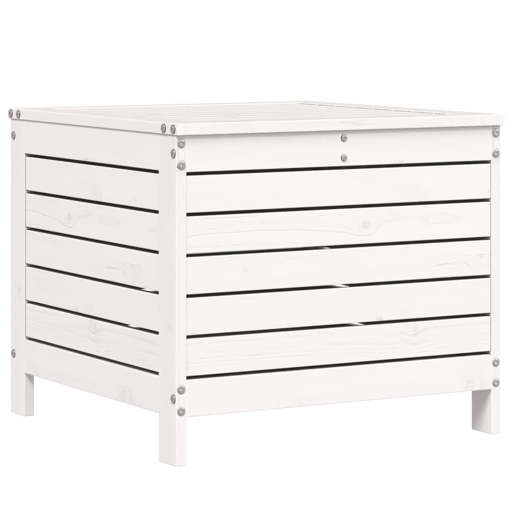 7-delige Loungeset massief grenenhout wit