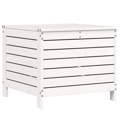 7-delige Loungeset massief grenenhout wit