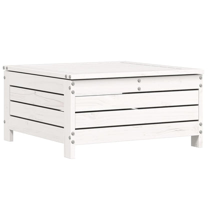 7-delige Loungeset massief grenenhout wit