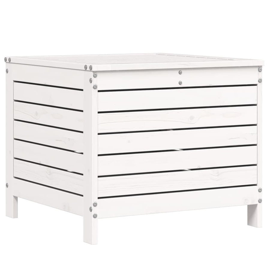 7-delige Loungeset massief grenenhout wit