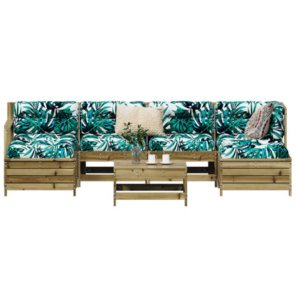 7-delige Loungeset geïmpregneerd grenenhout