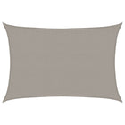 Sun shade sail 160 G/M² Rectangular 3.5X5 M HDPE Light grey Light grey