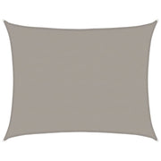 Shade sail 160 g/m² rectangular 6x7 m HDPE light grey