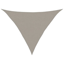 Zonnezeil 160 G/M² Driehoekig 2,5X2,5X3,5 M Hdpe Lichtgrijs 2.5 x 2.5 x 3.5 m