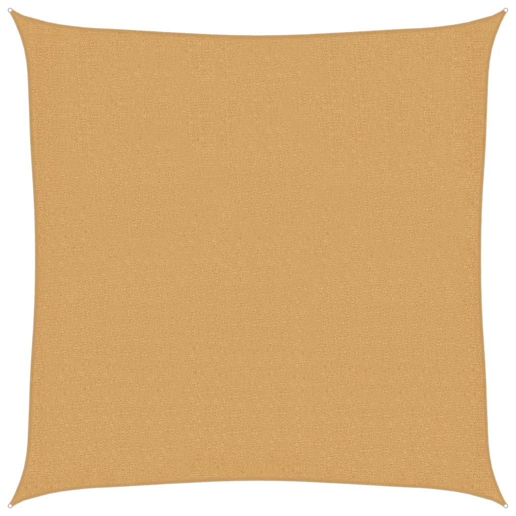 Zonnezeil 160 G/M² Vierkant 3,6X3,6 M Hdpe Kleurig Zand 3.6 x 3.6 m