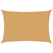 Sun shade sail 160 g/m² rectangular 2.5x3.5 m HDPE sand-colored