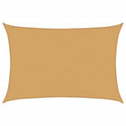 Sun sail 160 gsm rectangular 3.5x4.5 m HDPE sand colored