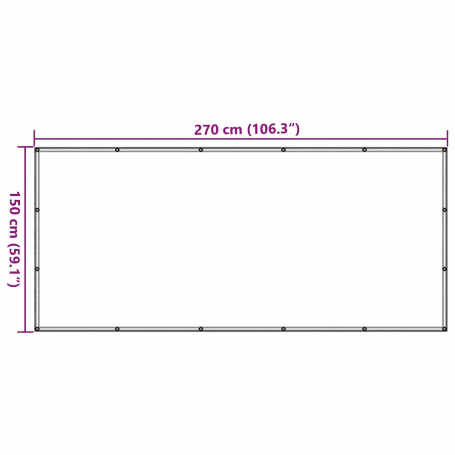 Aanhangwagennet 1,5X2,7 M Hdpe 1.5 x 2.7 m Groen