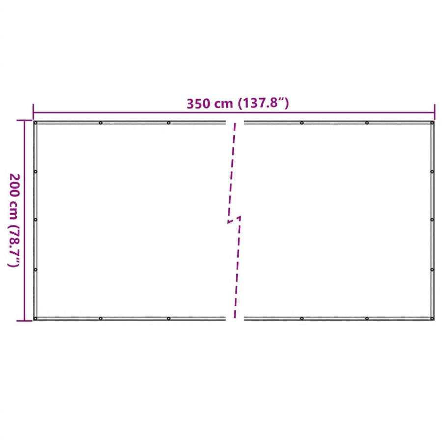 Aanhangwagennet 2X3,5 M Hdpe 2 x 3.5 m