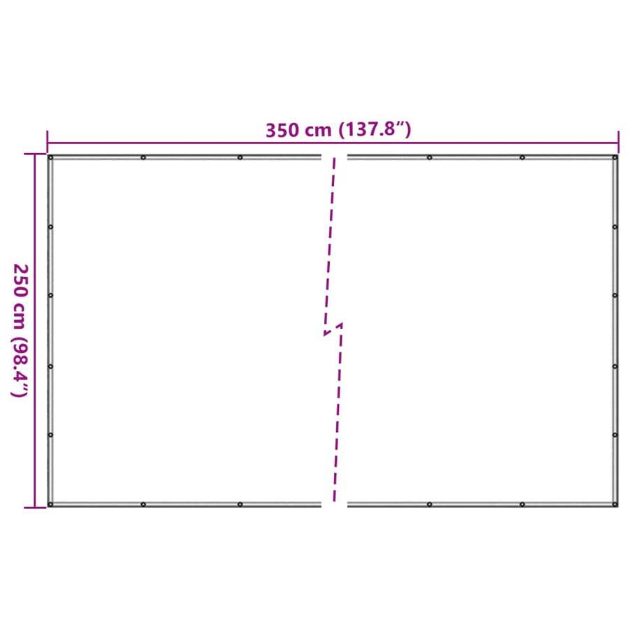 Aanhangwagennet 2,5X3,5 M Hdpe 2.5 x 3.5 m