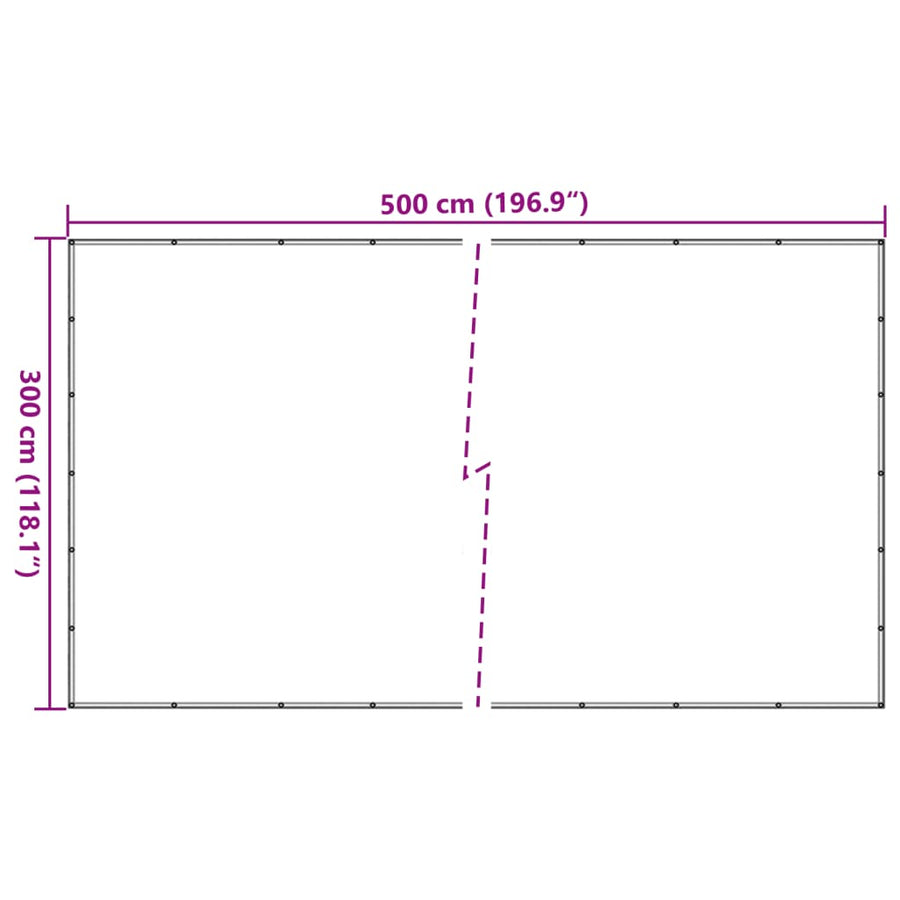 Aanhangwagennet 3X5 M Hdpe Groen