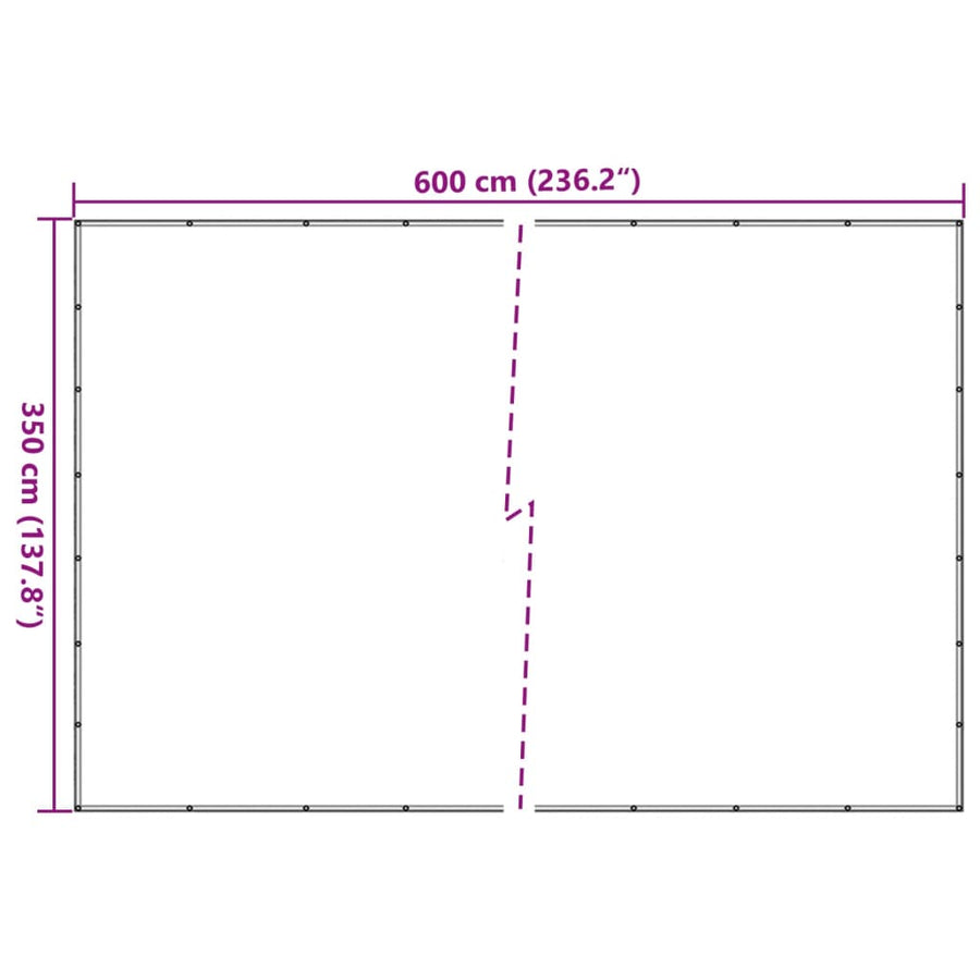 Aanhangwagennet 3,5X6 M Hdpe 3.5 x 6 m Groen