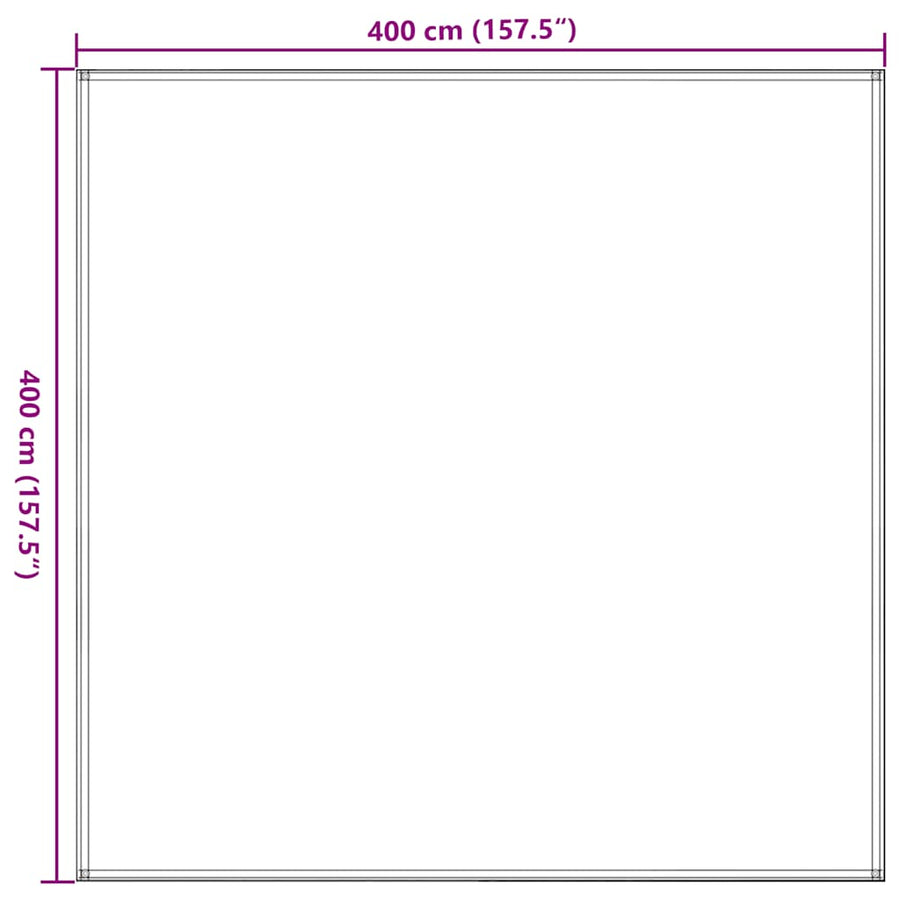 Tenttapijt Hdpe Lichtgroen 400 x 400 cm