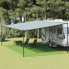 Tent carpet 400x700 cm HDPE light green