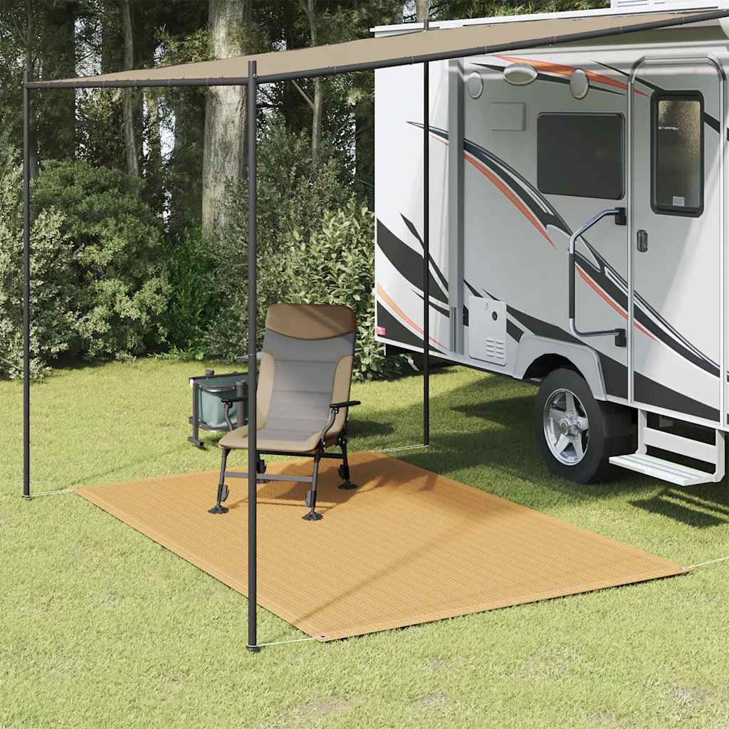 Tenttapijt 200x300 cm HDPE zandkleurig