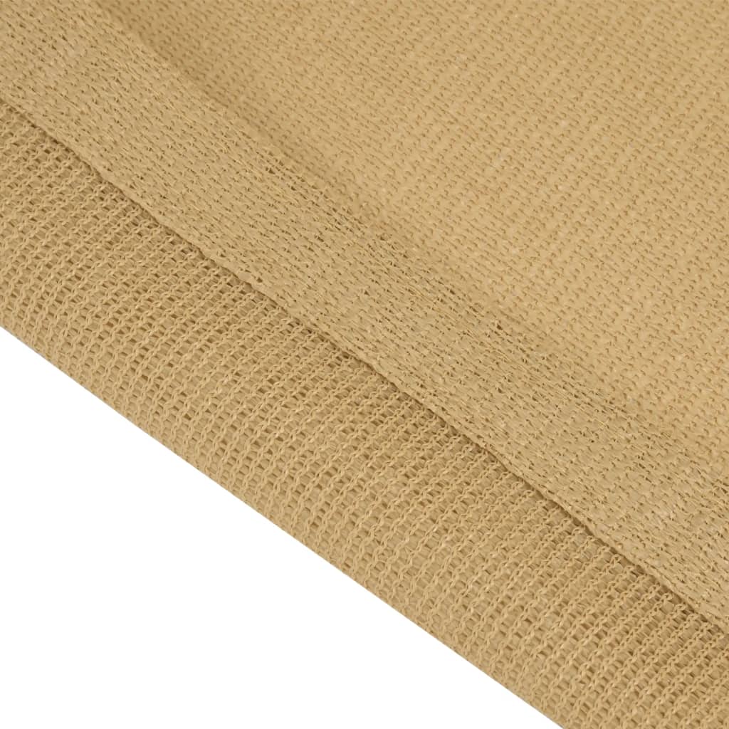 Tenttapijt 250x200 cm HDPE zandkleurig