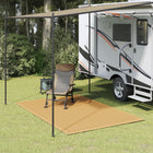 Tent carpet 250x200 cm HDPE sand-colored
