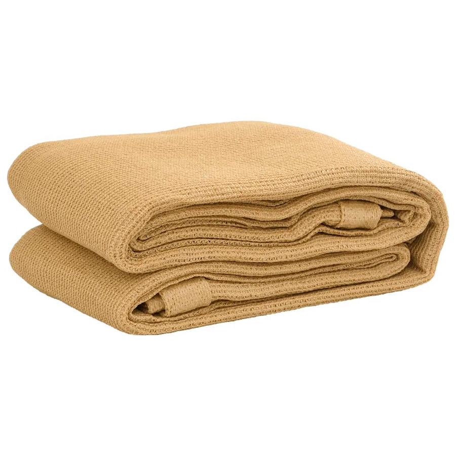 Tenttapijt 250x400 cm HDPE zandkleurig