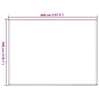 Tenttapijt 300x400 cm HDPE zandkleurig