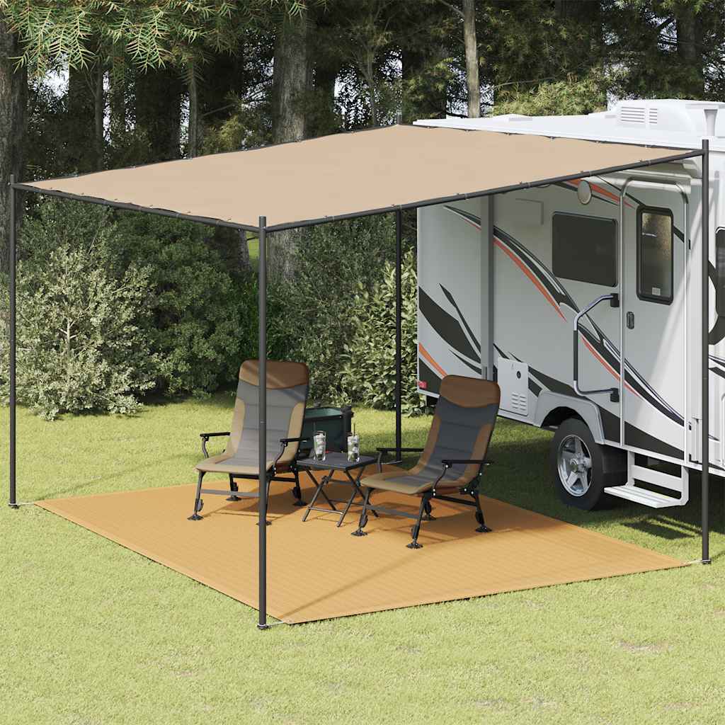 Tenttapijt 300x400 cm HDPE zandkleurig