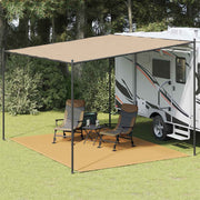 Tenttapijt 300x400 cm HDPE zandkleurig