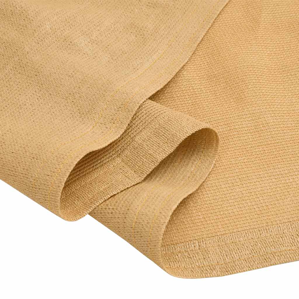 Tenttapijt 400x500 cm HDPE zandkleurig