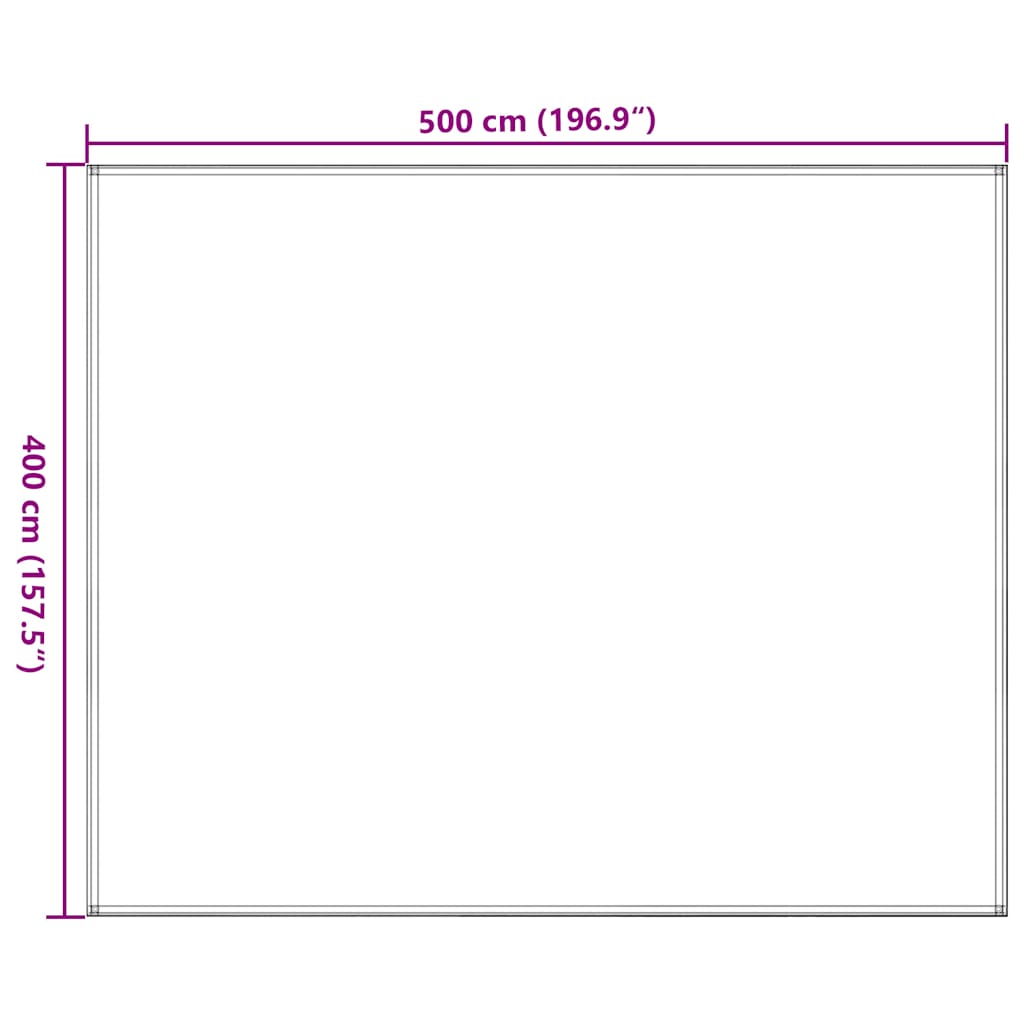 Tenttapijt 400x500 cm HDPE zandkleurig
