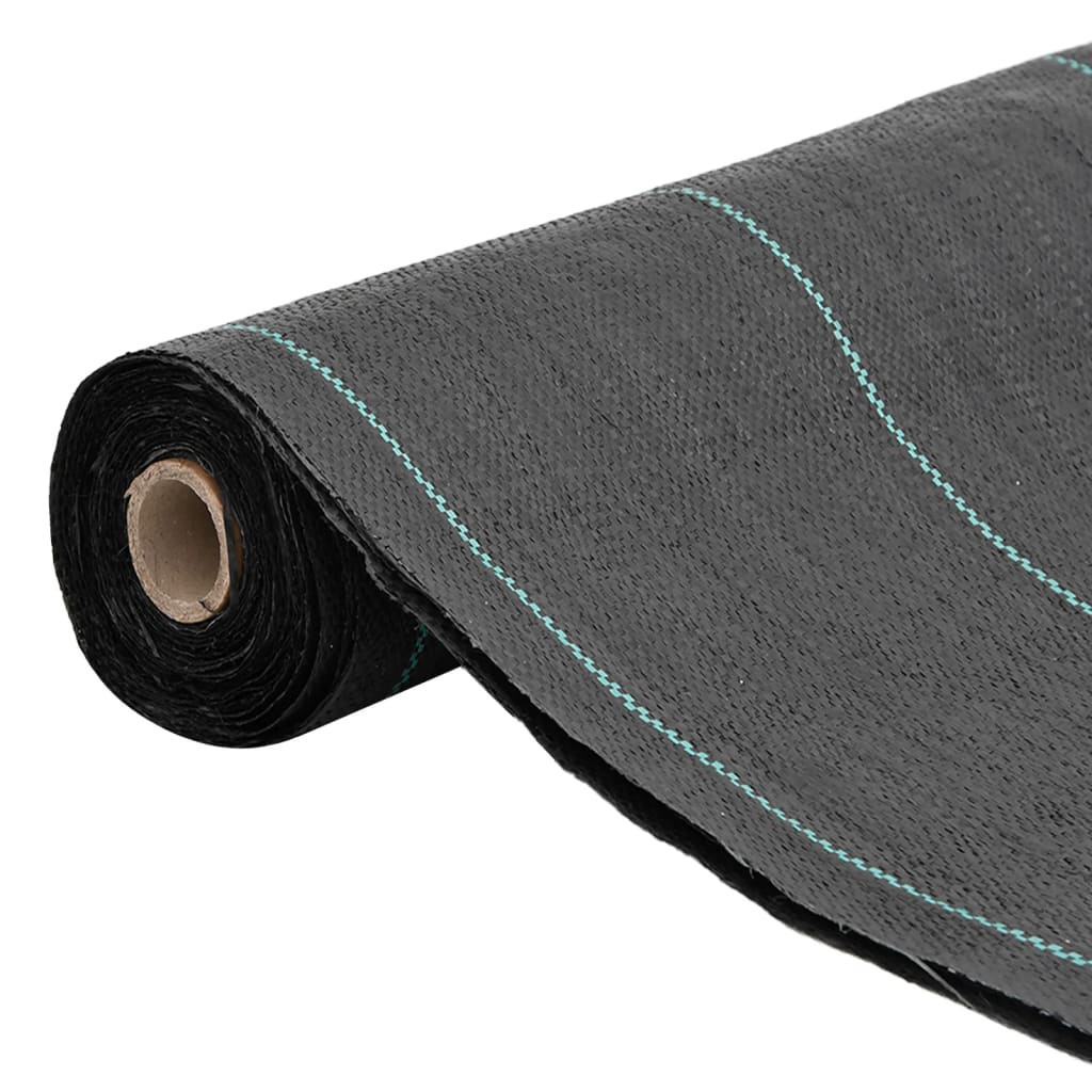 Worteldoek 0,5x100 m PP zwart